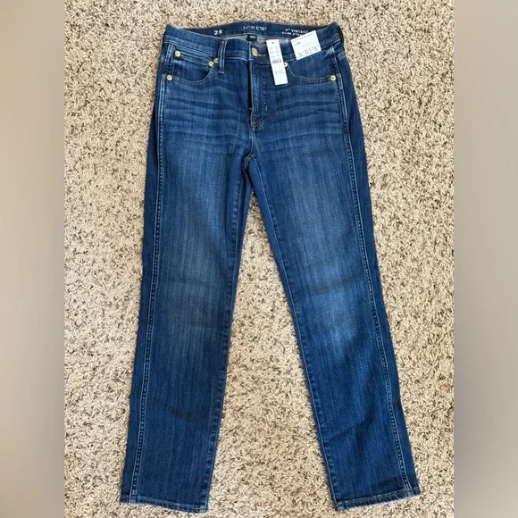 JCrew NWT 9” vintage slim straight sz 25 - Picture 1 of 4
